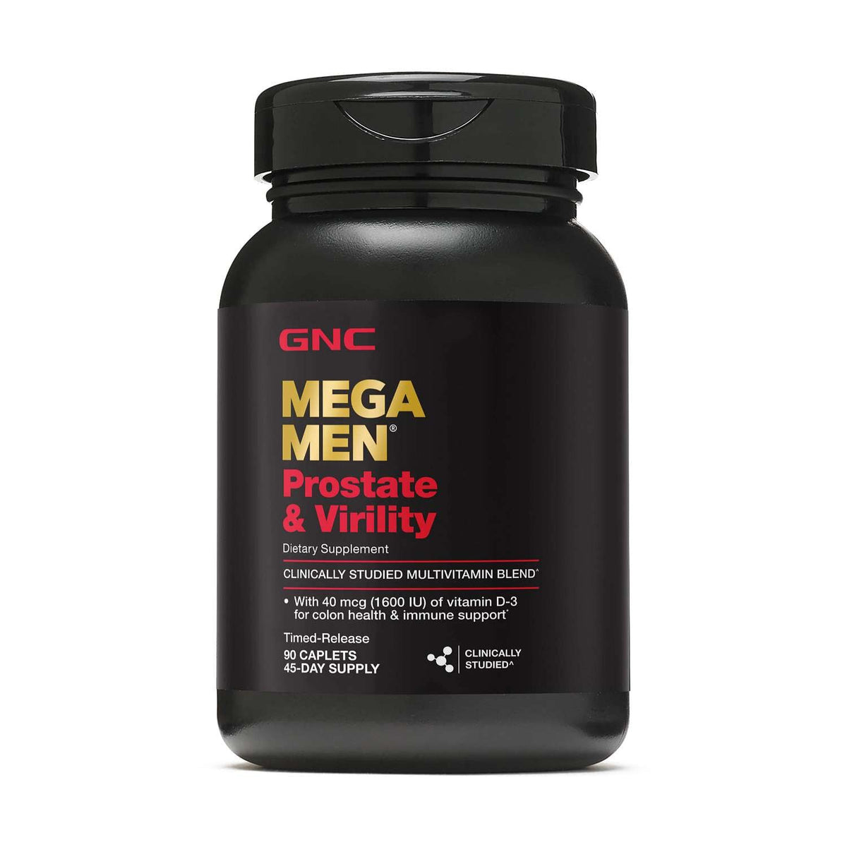 GNC Mega Men Prostate and Virility Multivitamin, 90 Caplets