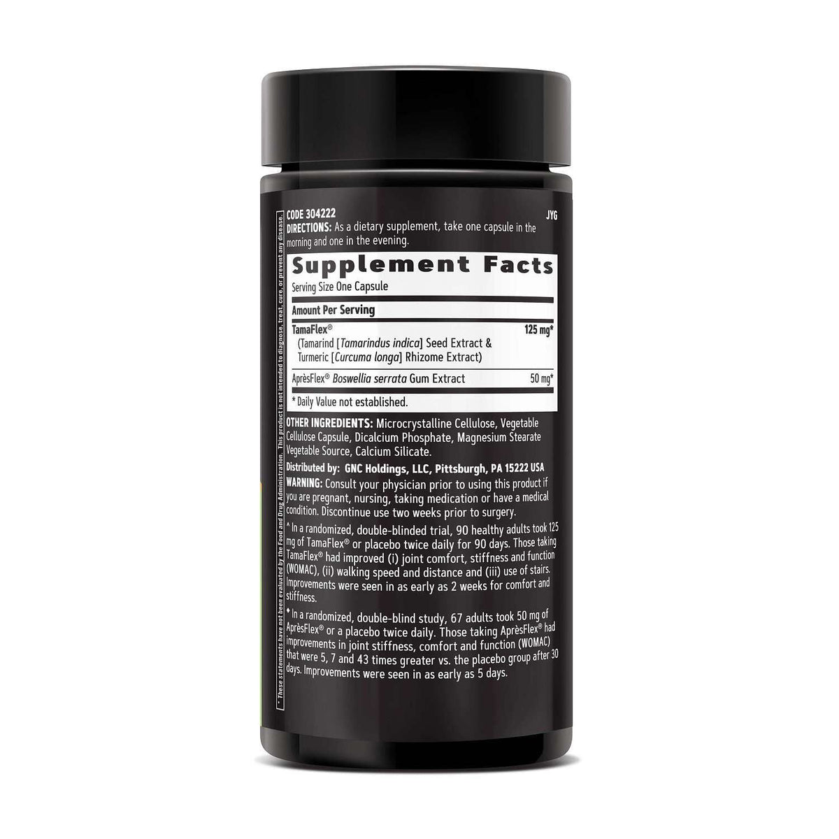 GNC TamaFlex Fast Acting, 120 Vegetarian Capsules