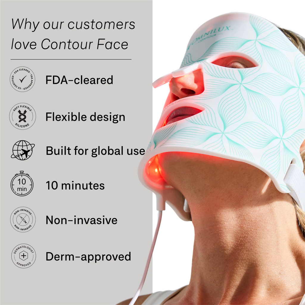 Omnilux Face Contour + Clear + Contour Glove