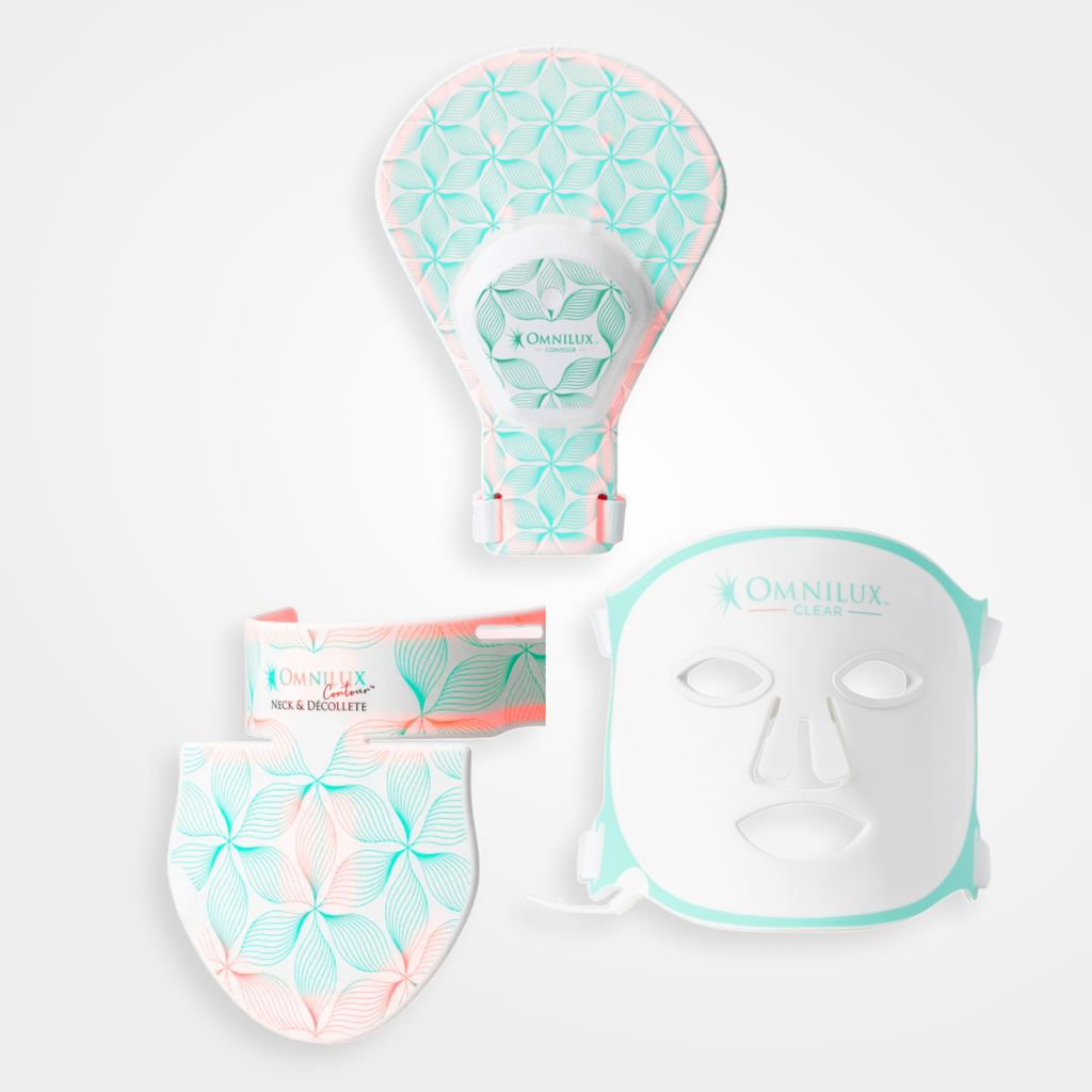 Omnilux Clear + Neck & Décolleté + Contour Glove