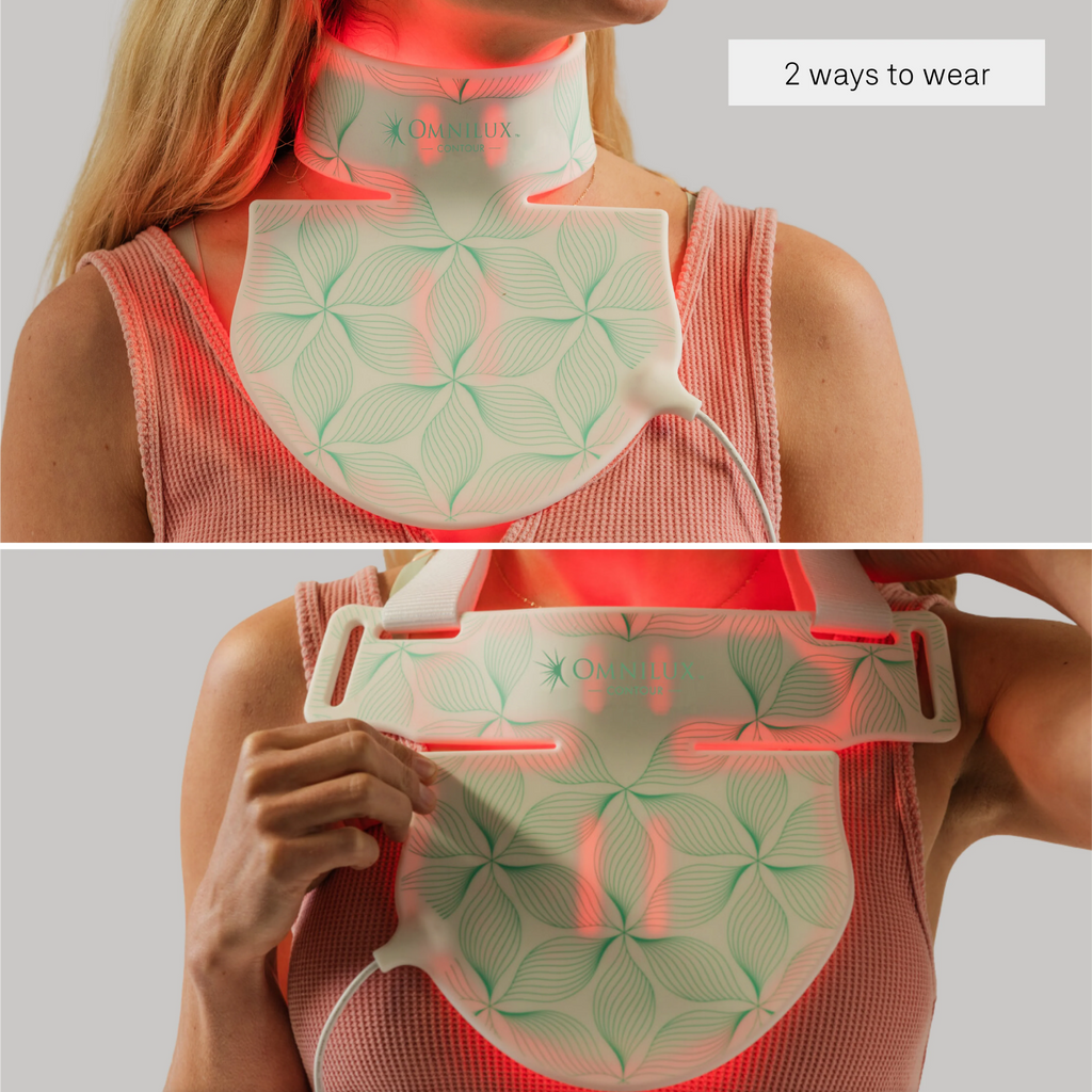 Omnilux Clear + Neck & Décolleté + Contour Glove