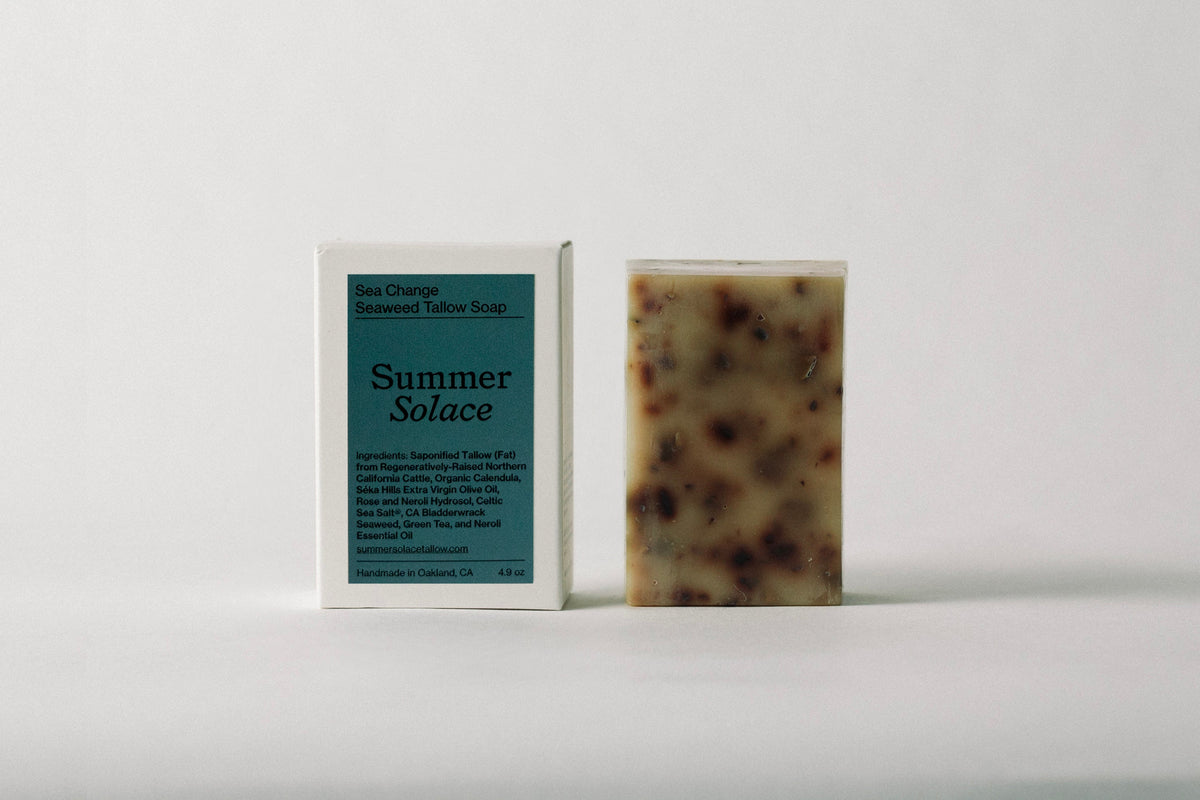 Sea Change Seaweed Bar – Neroli & Bladderwrack for Mineral-Rich Cleansing