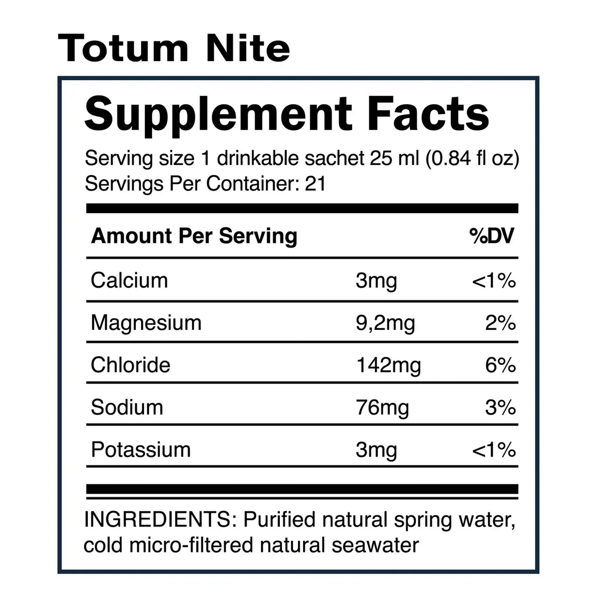 Quinton Totum Nite Isotonic Electrolyte Supplement