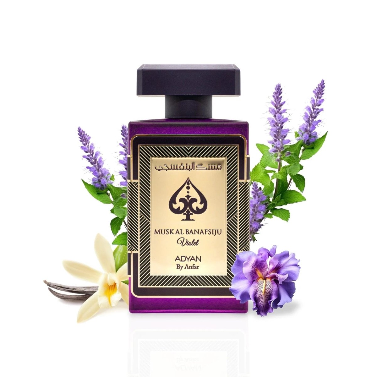 ADYAN Musk Al Banafsiju Extrait De Parfum Unisex 100Ml (3.4Oz)