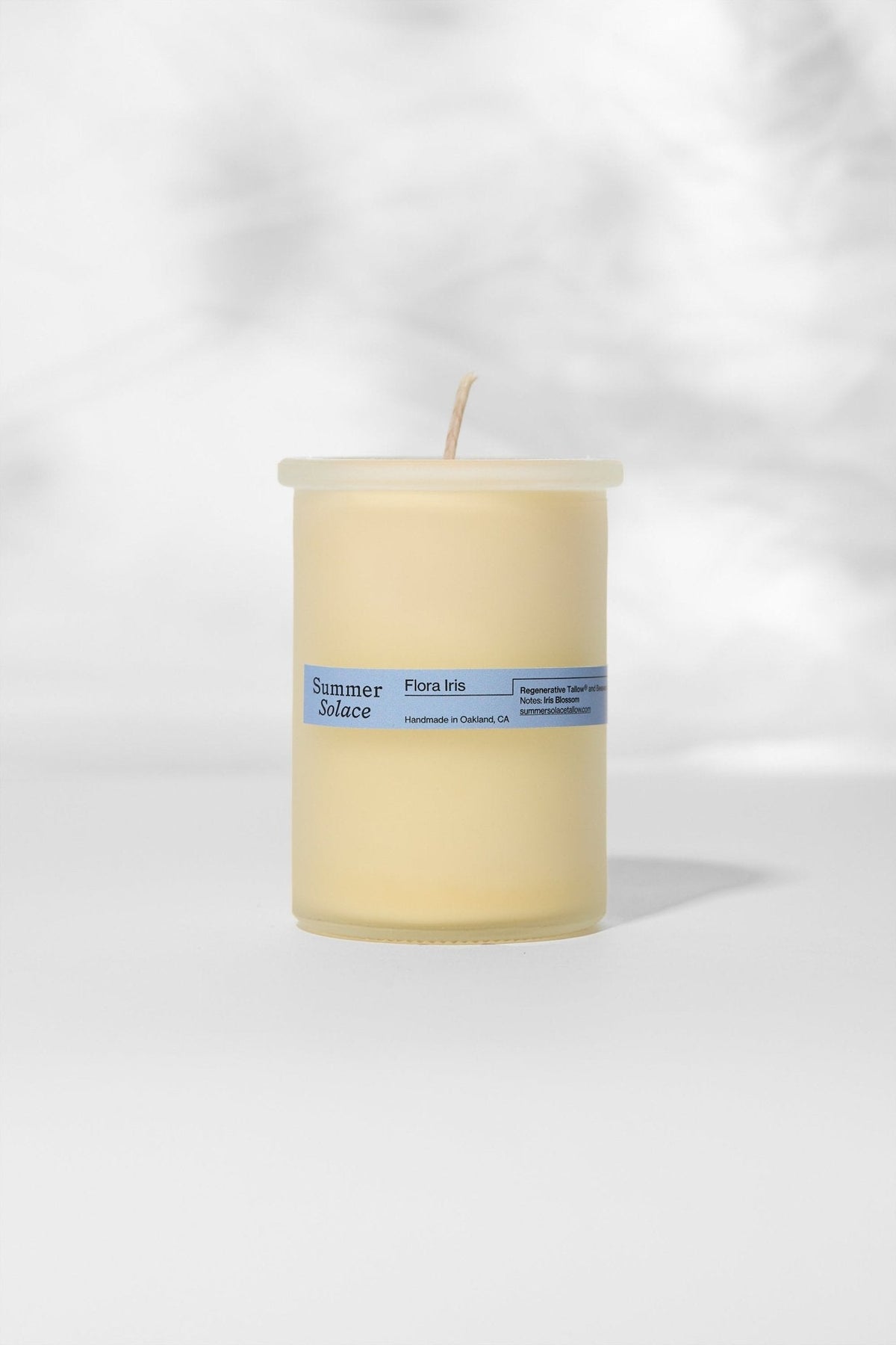 Flora Iris – Tallow Candle with Orris & Palo Santo | 6 oz