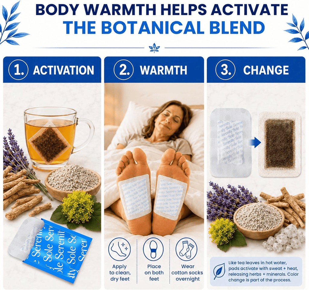 Sole Serenity Worry-Free Overnight Foot Pads for Relaxation (850035675311)