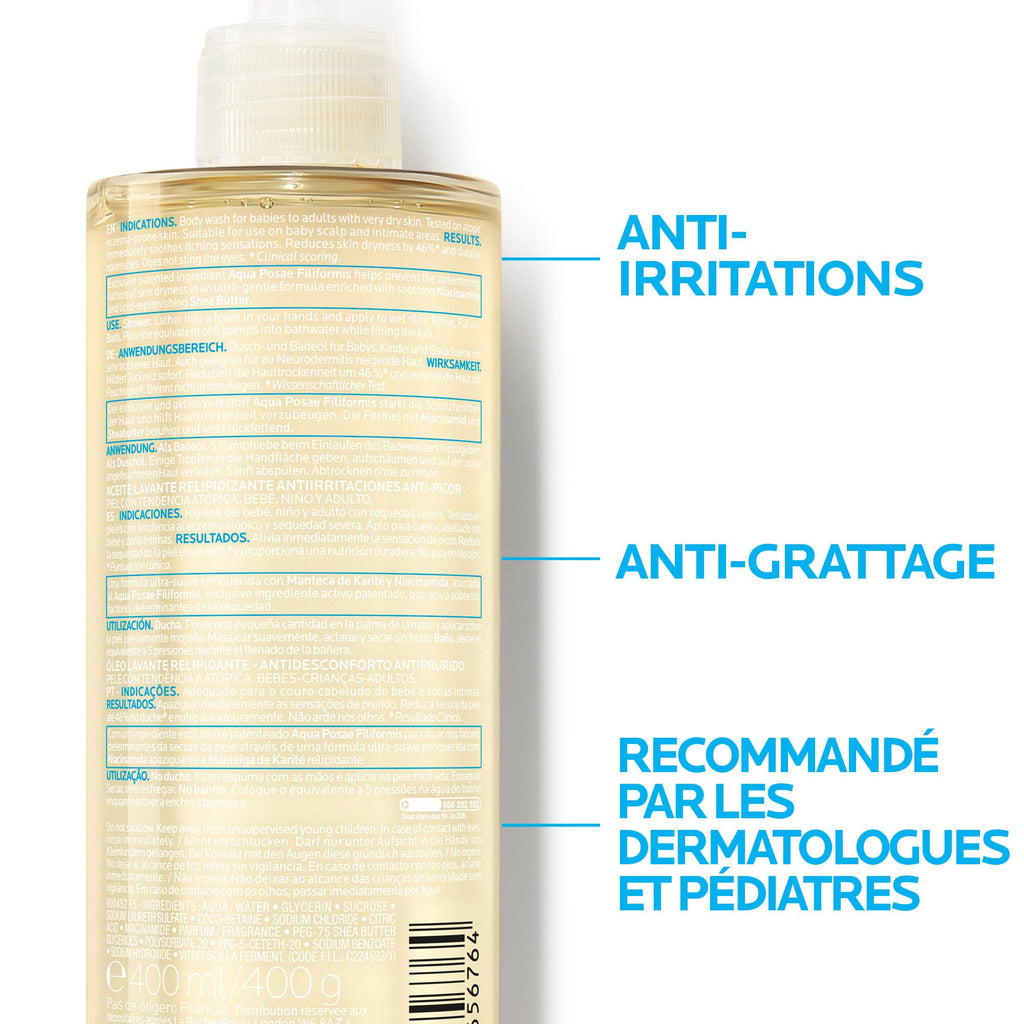 La Roche-Posay Lipikar Cleansing Oil AP+ Refill