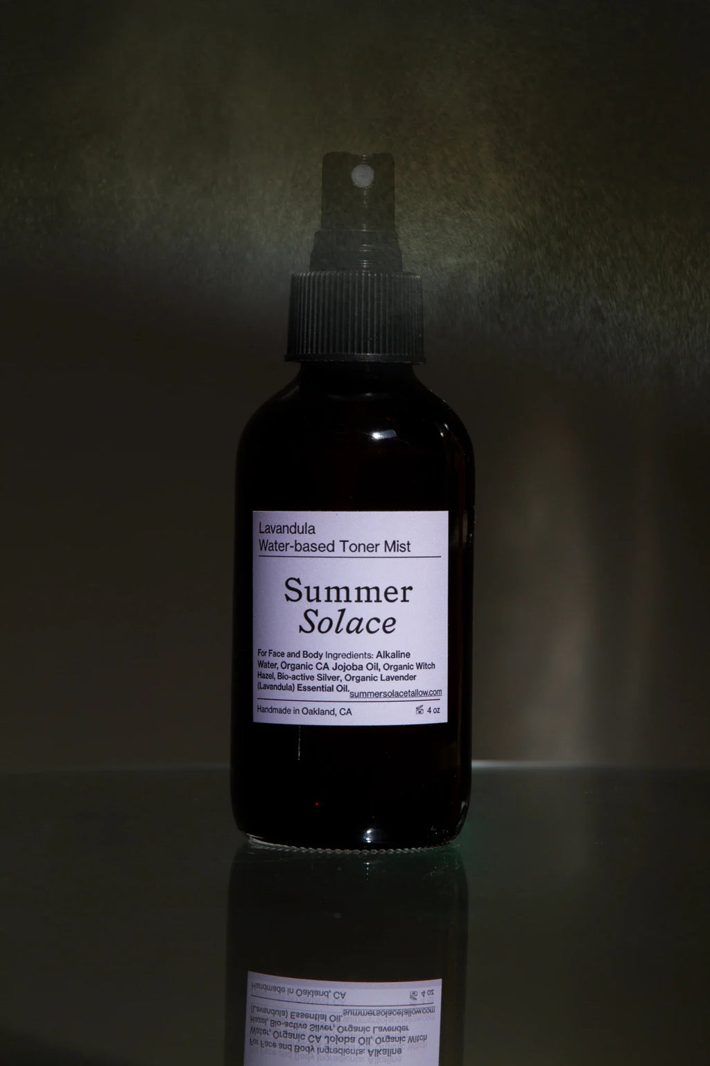 Lavender & White Lotus Toner – Organic Floral Mist | 4 oz (New Formula)