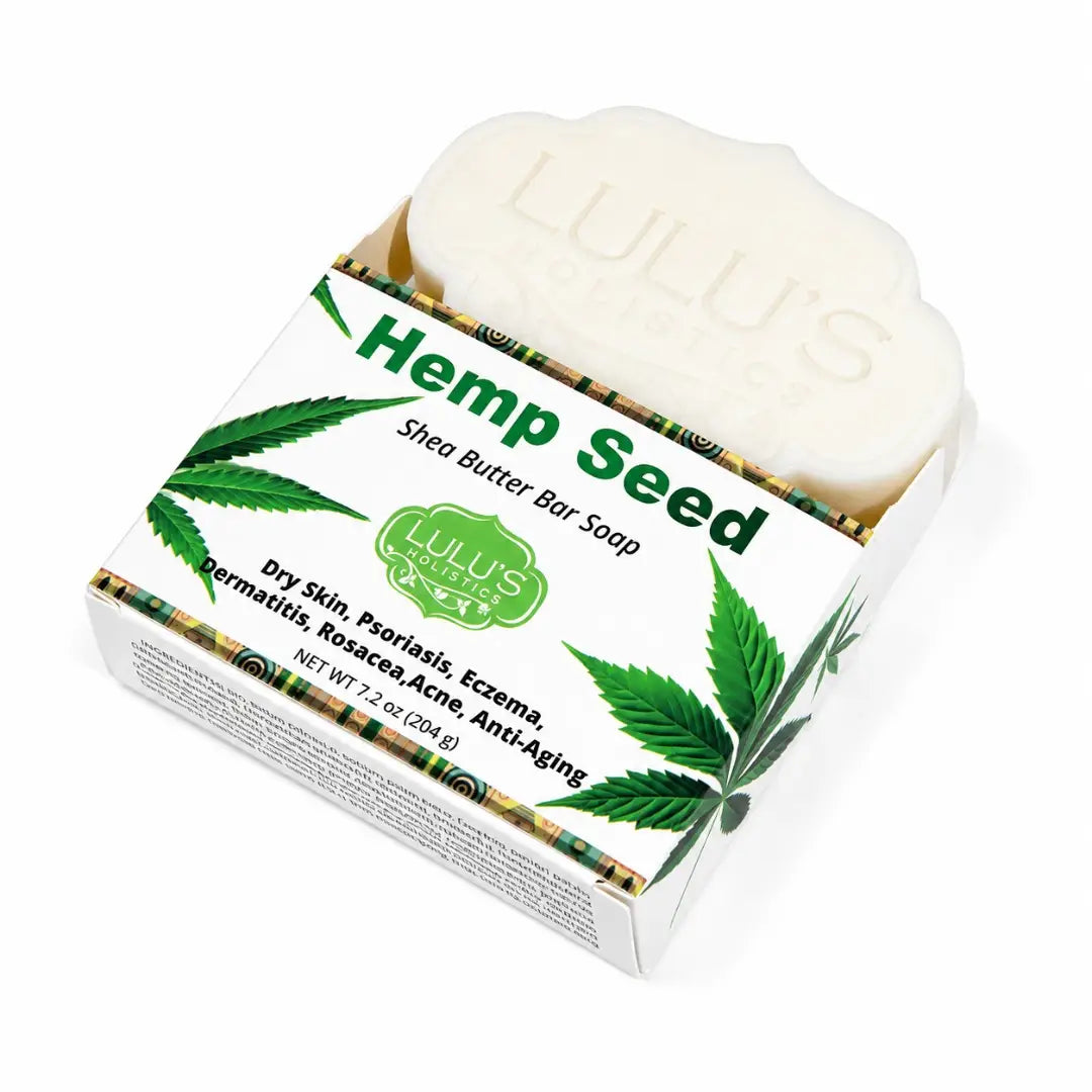 Lulu's Holistics Hemp Seed Shea Butter Bar Soap – Nourishing Cleanse