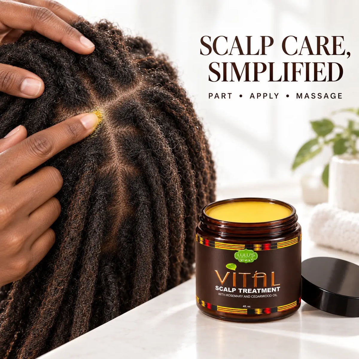 Lulu's Holistics Vital Scalp Conditioning Pomade (4oz)