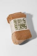 Organic Cotton Socks in Buffalo Brown 3-pack