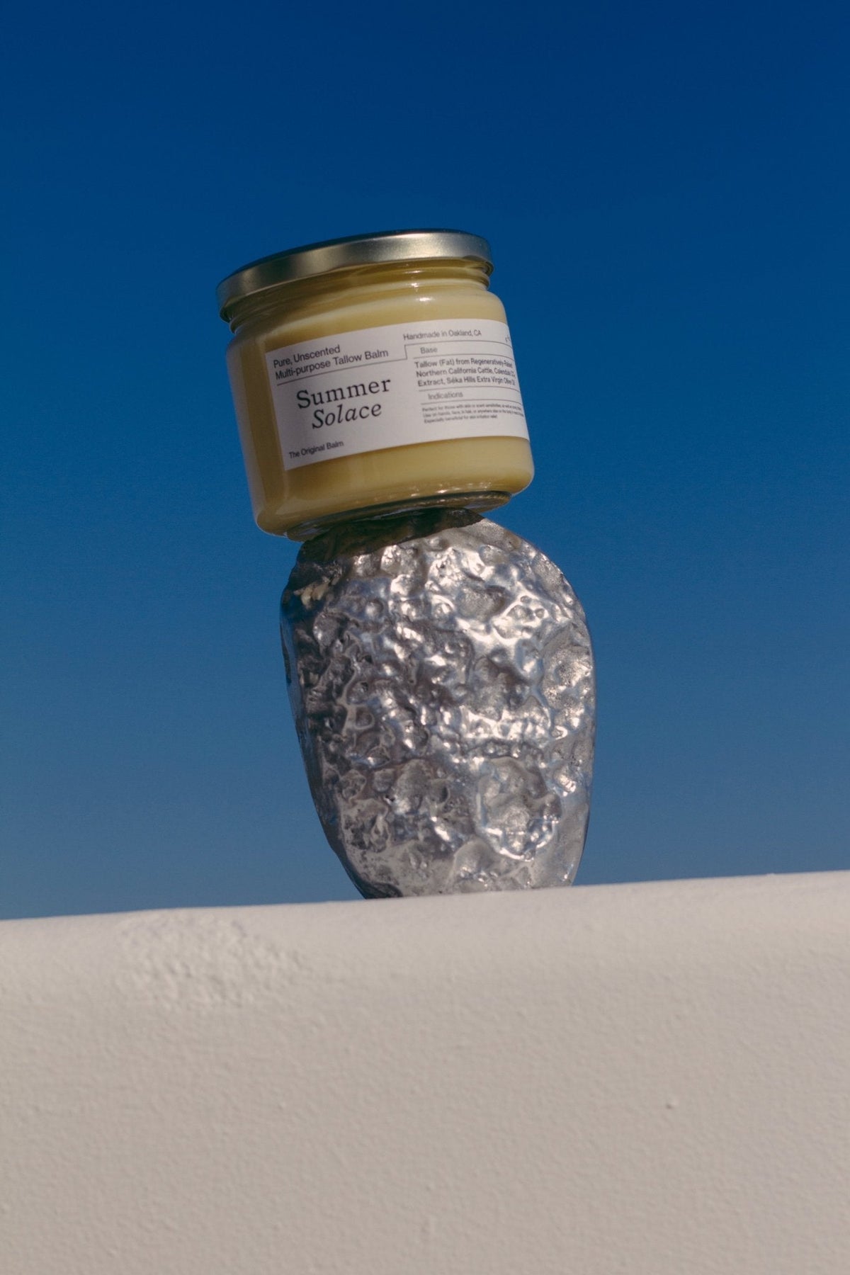 Pure Unscented Tallow Balm | Fragrance-Free Moisturizer for Sensitive Skin