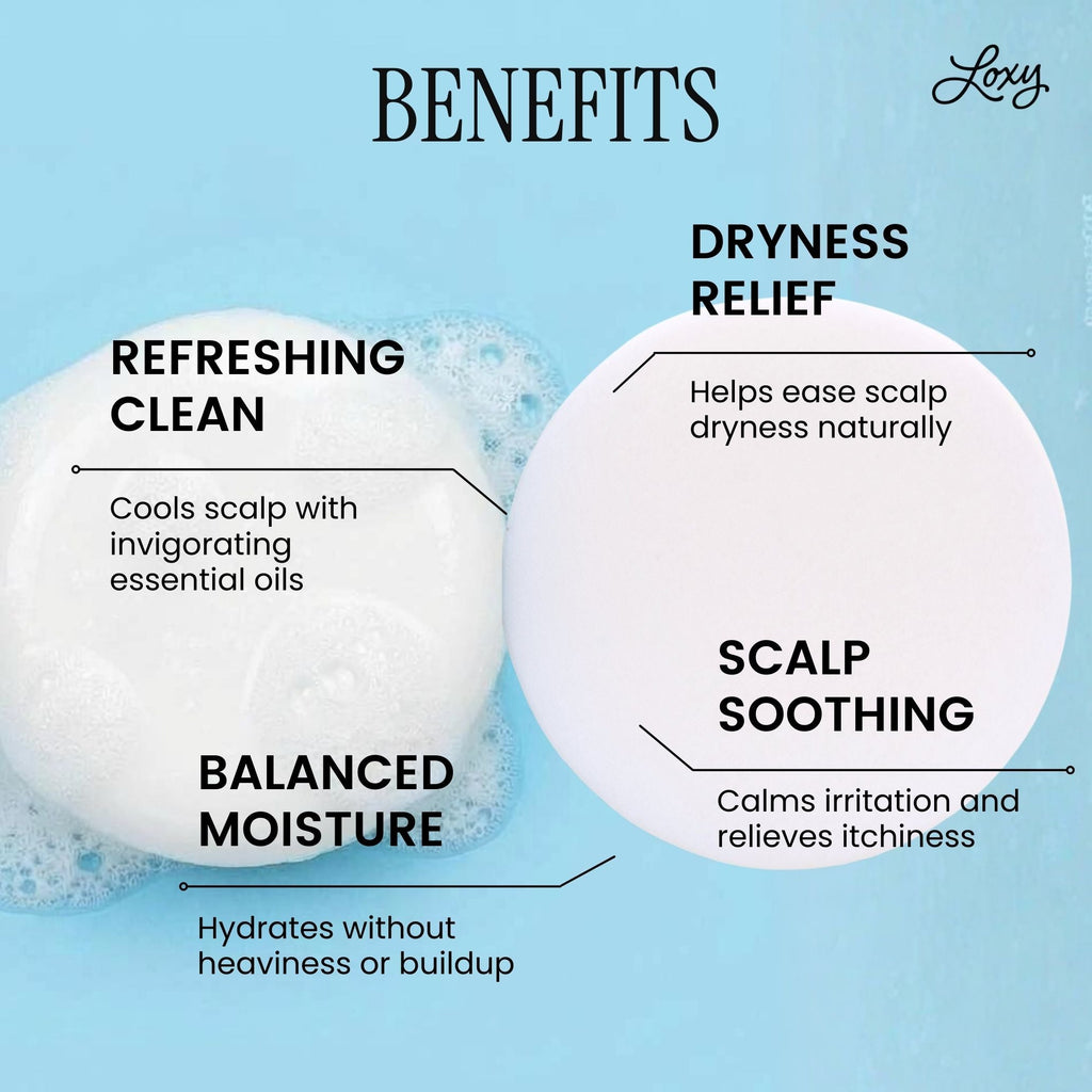 SOOTHE: Shampoo Bar & Conditioner Bar for Dry Scalp with Tea Tree Oil & Peppermint Oil